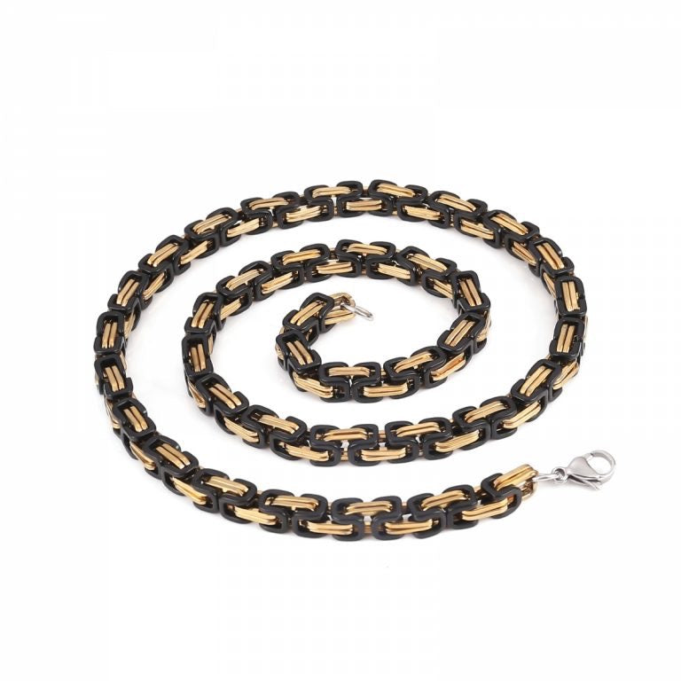 Necklace Torslunda (Gold-Black)