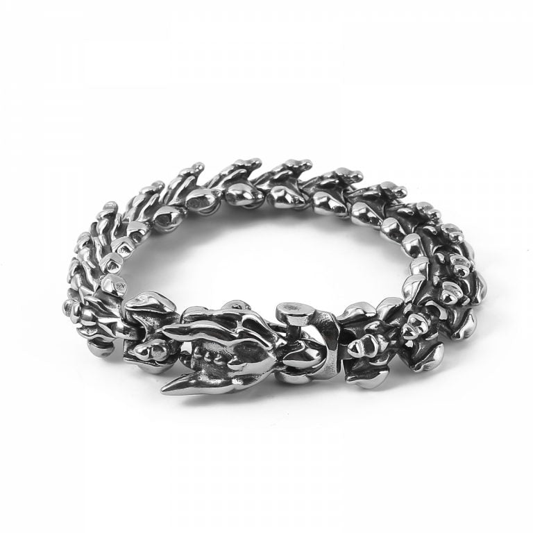 Armband Drachenknochen - Silber