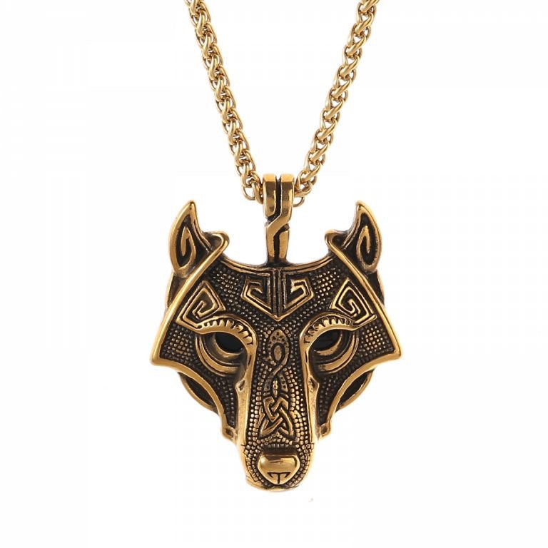 Wolf Necklace Freki Legacy - Gold