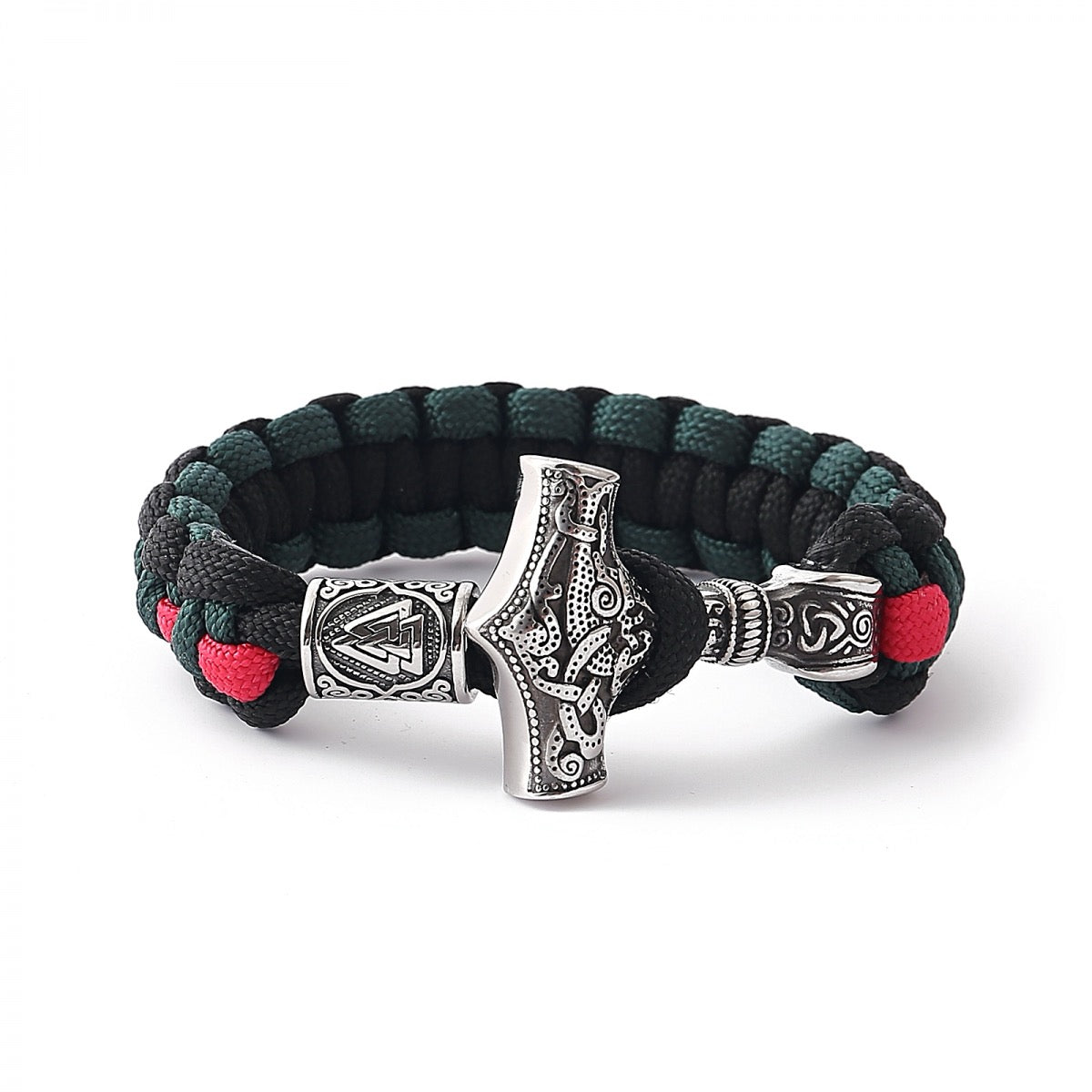 Bracelet Mjölnir Asgard Knot – Wildwood Edition