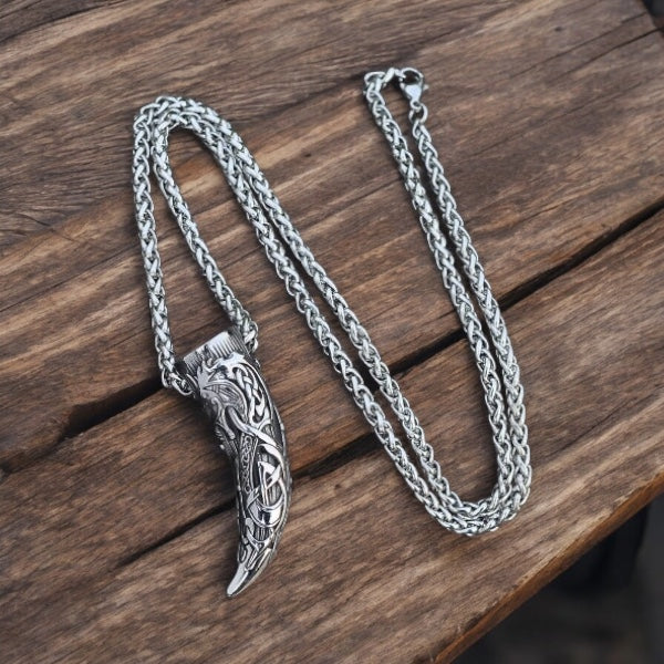 Necklace "Viking Dragon Horn"