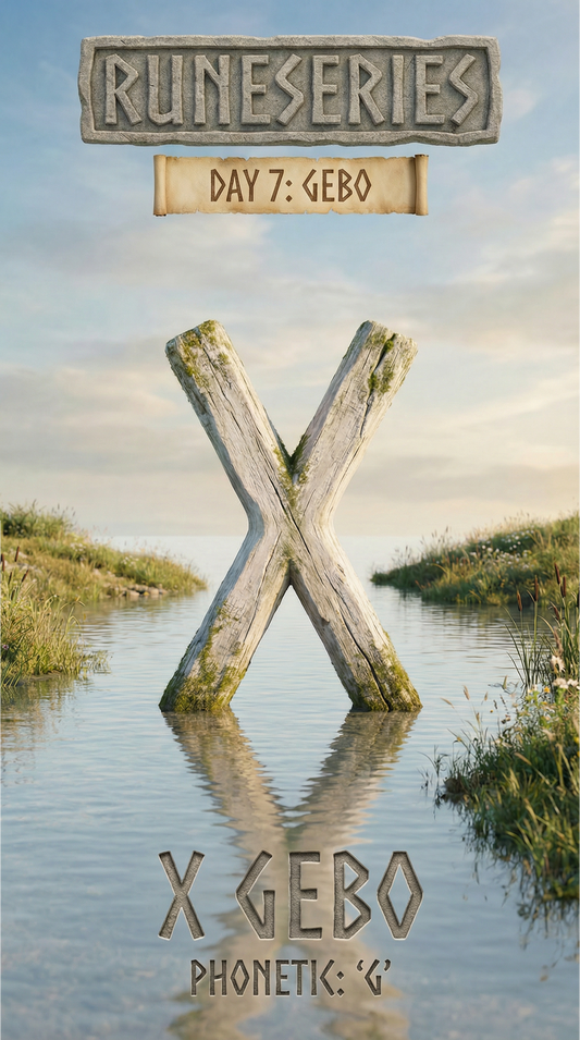 Runeseries 7. - ᚷ Gebo, Exchange, Connection and Reciprocity