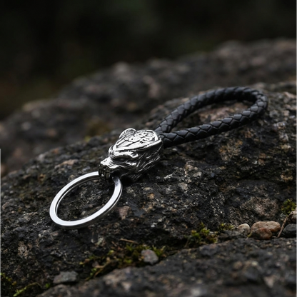 Keyring Nordic Wolf - Silver