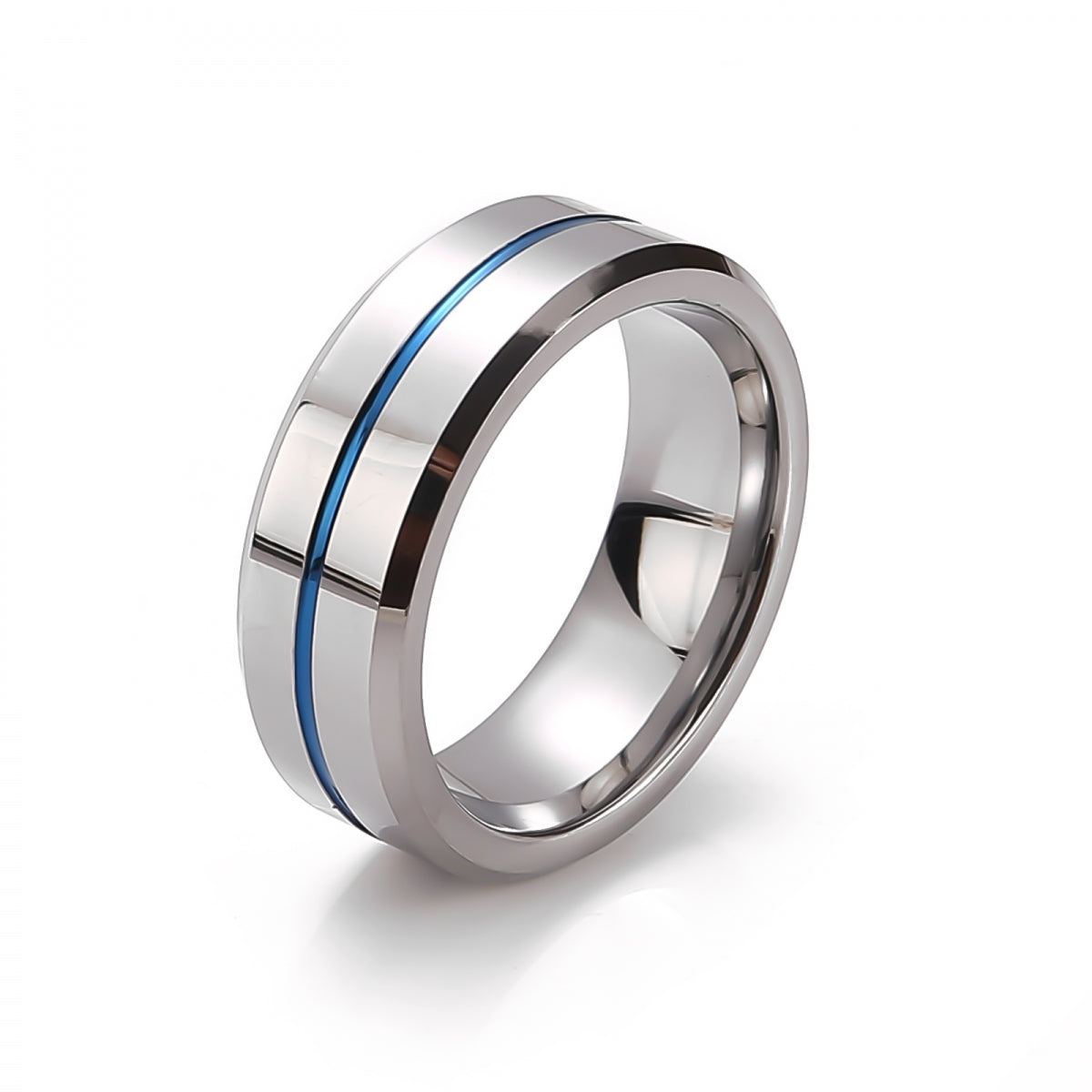Tungsten "Trilogy of Strength" Silver-Blue Edition