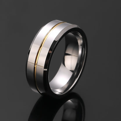 Tungsten "Trilogy of Strength" Silver-Yellow Edition