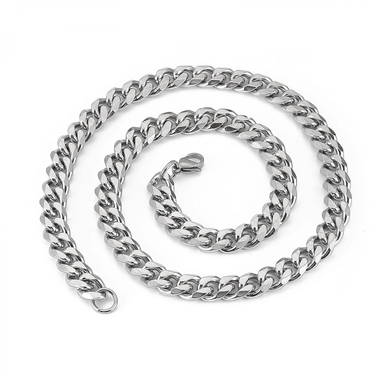 Curbchain 10,5mm Necklace Stainless Steel