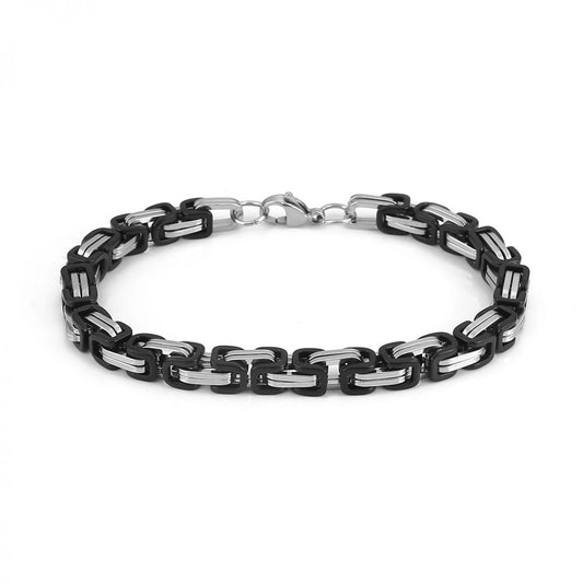 Bracelet Torslunda (Black-Silver)