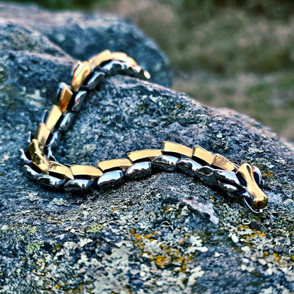 Bracelet “Dragon Massive” (Dual Tone)