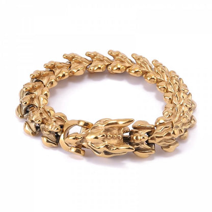 Bracelet Dragon Bone - Gold