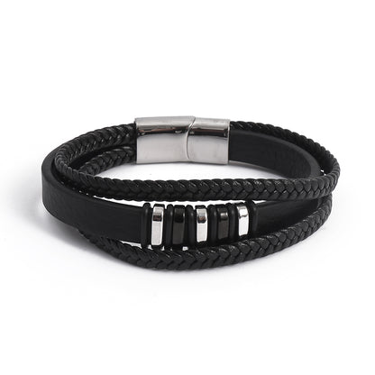 Bergen-Triple Armband - Silber