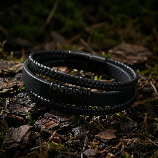 Bracelet Bergen-Triple - Black