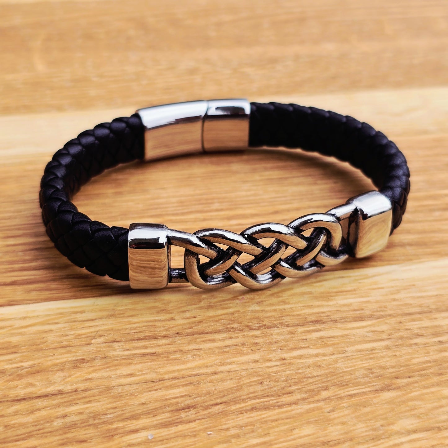 Bracelet "Massive Knot" Leather