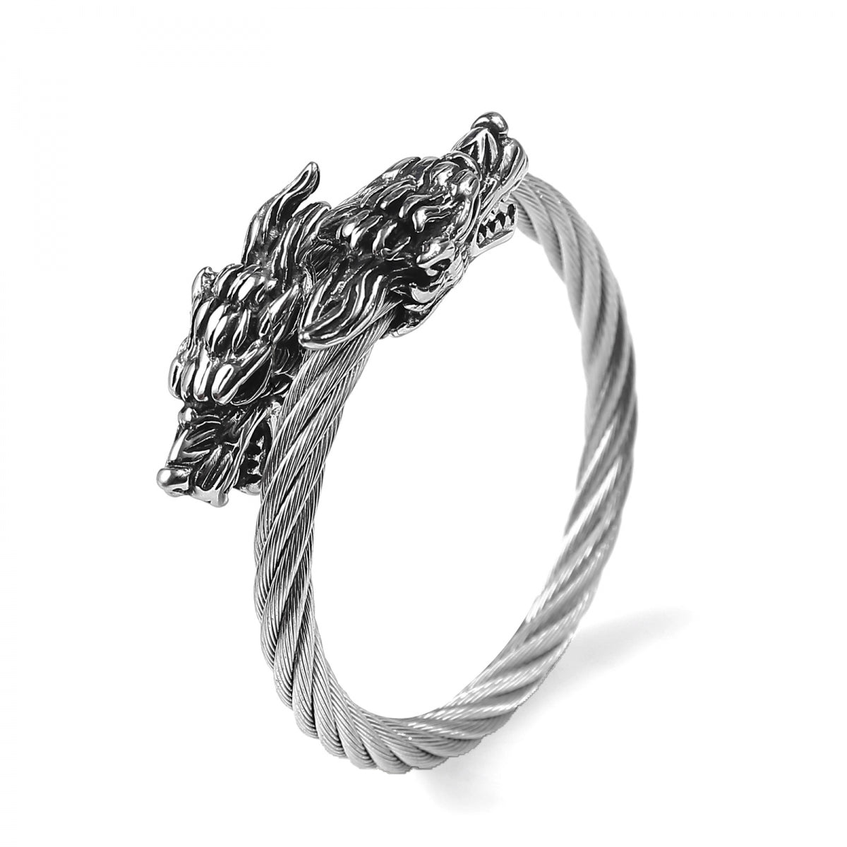 Bangle Fenrir Twisted Silver
