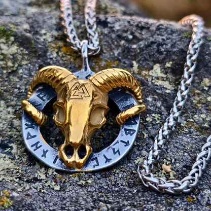 Necklace "Tanngrisnir" (Dual Tone)