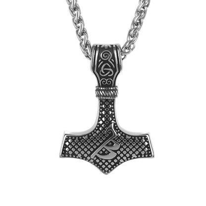 Halskette Donnergott Mjölnir – Silber