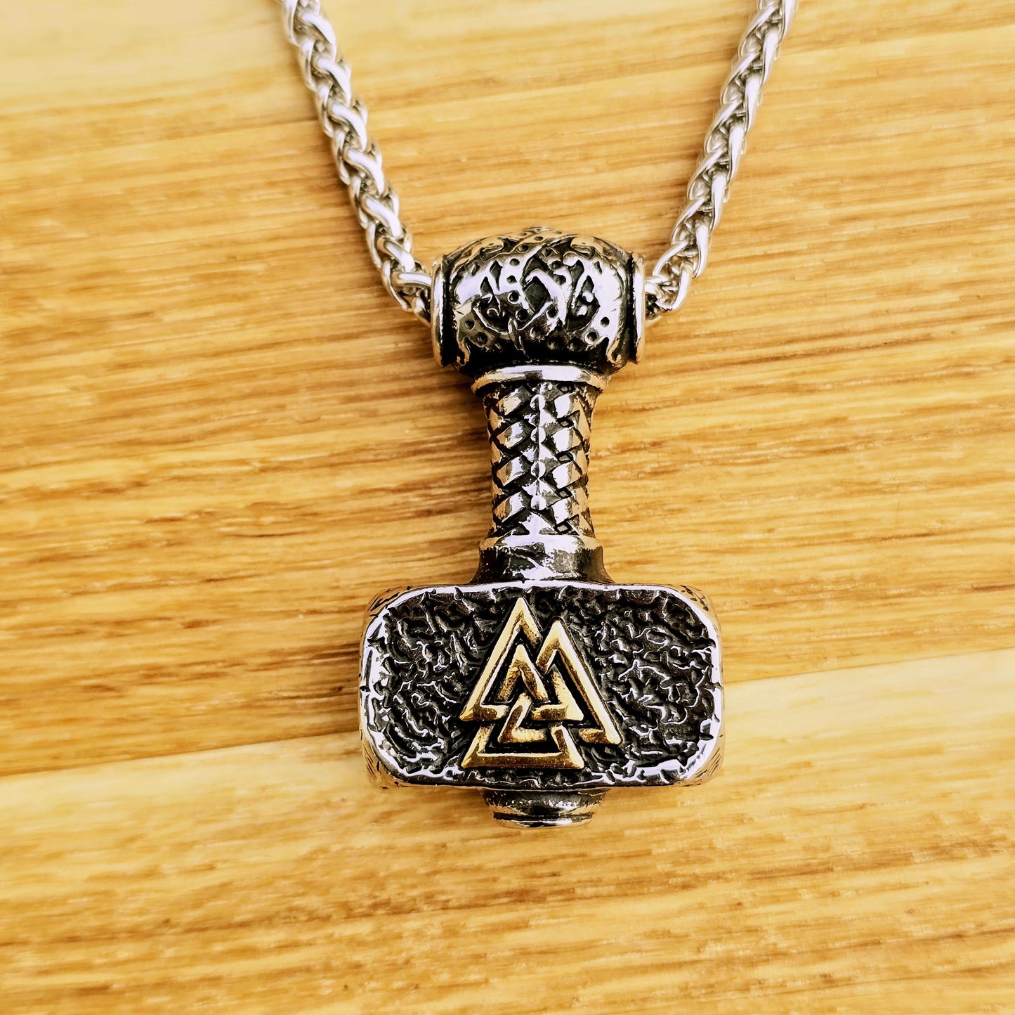 Necklace "Mjölnir Classic" (Dual Tone)