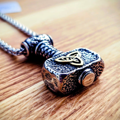 Necklace "Mjölnir Classic" (Dual Tone)