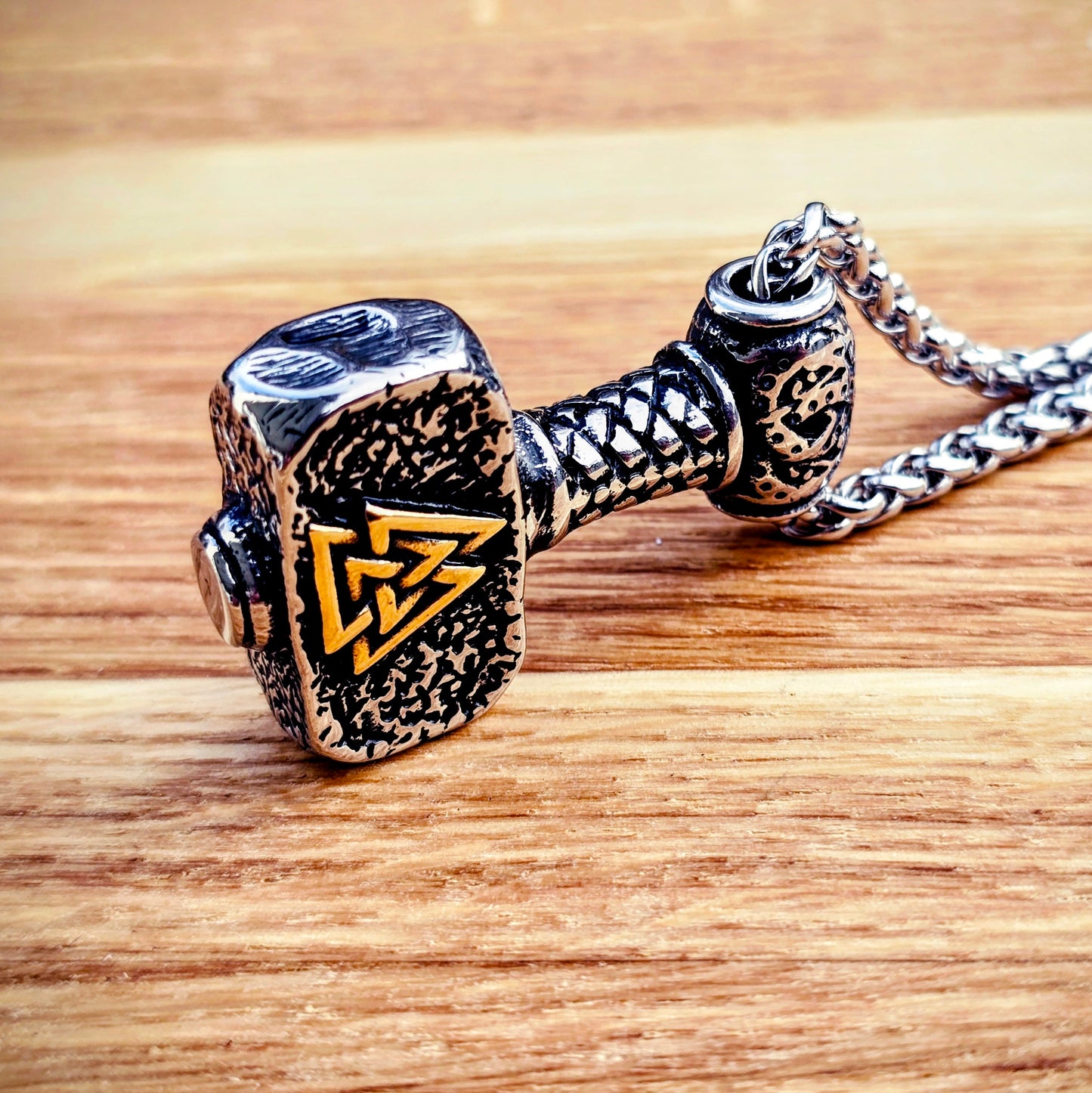 Necklace "Mjölnir Classic" (Dual Tone)