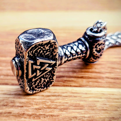 Necklace “Mjölnir Classic” (Silver)