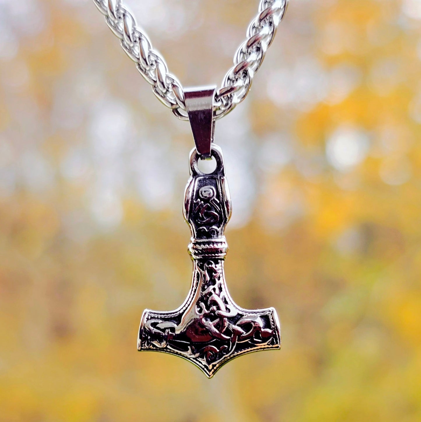 Necklace "Mjölnir – Asgard Knot" (Mini)