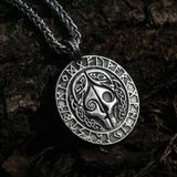 Halskette Dunkelheit der Hölle - Silber