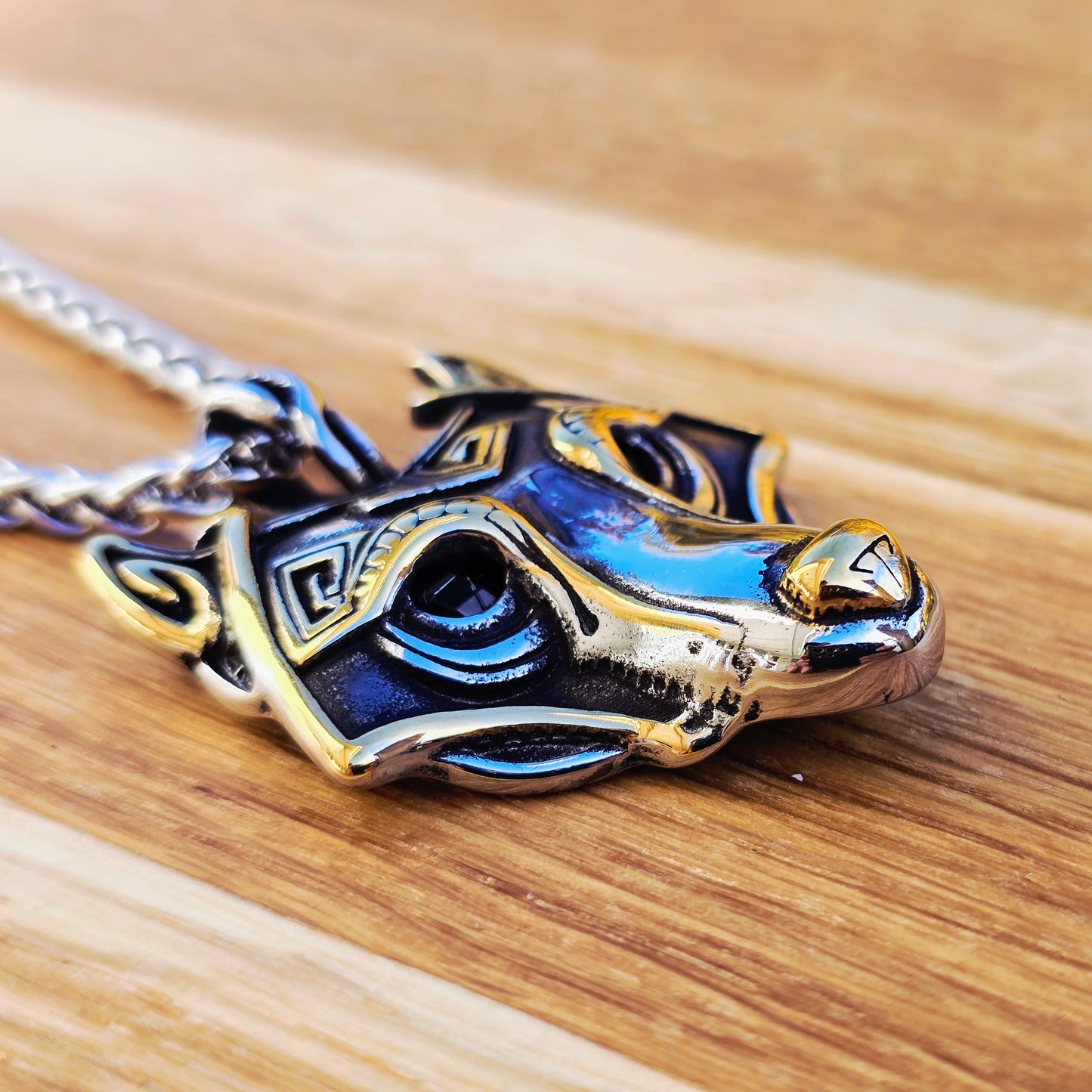 Wolf Necklace “Freki Legacy” (Dual Tone)