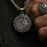 Necklace Fenrir, the Wolf of Fate - Silver