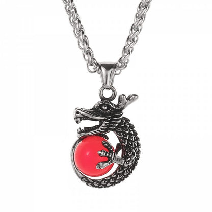 Halsband Baby Dragon - Röd Boll
