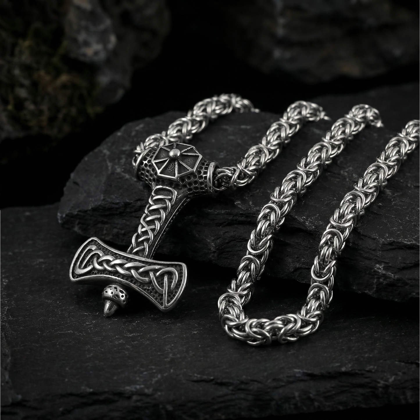 Kungliga Kedjehalsband Vikingatid - Silver