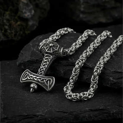 Kungliga Kedjehalsband Vikingatid - Silver