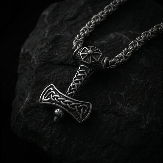 King Chain Necklace Viking Age Silver