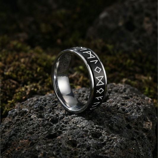 Runenring Eleganz Schwarze Edition
