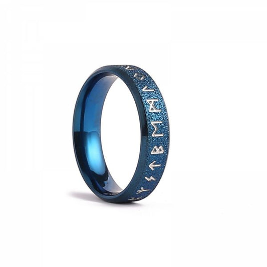 Runic Ring "Midnight Blue" 6mm