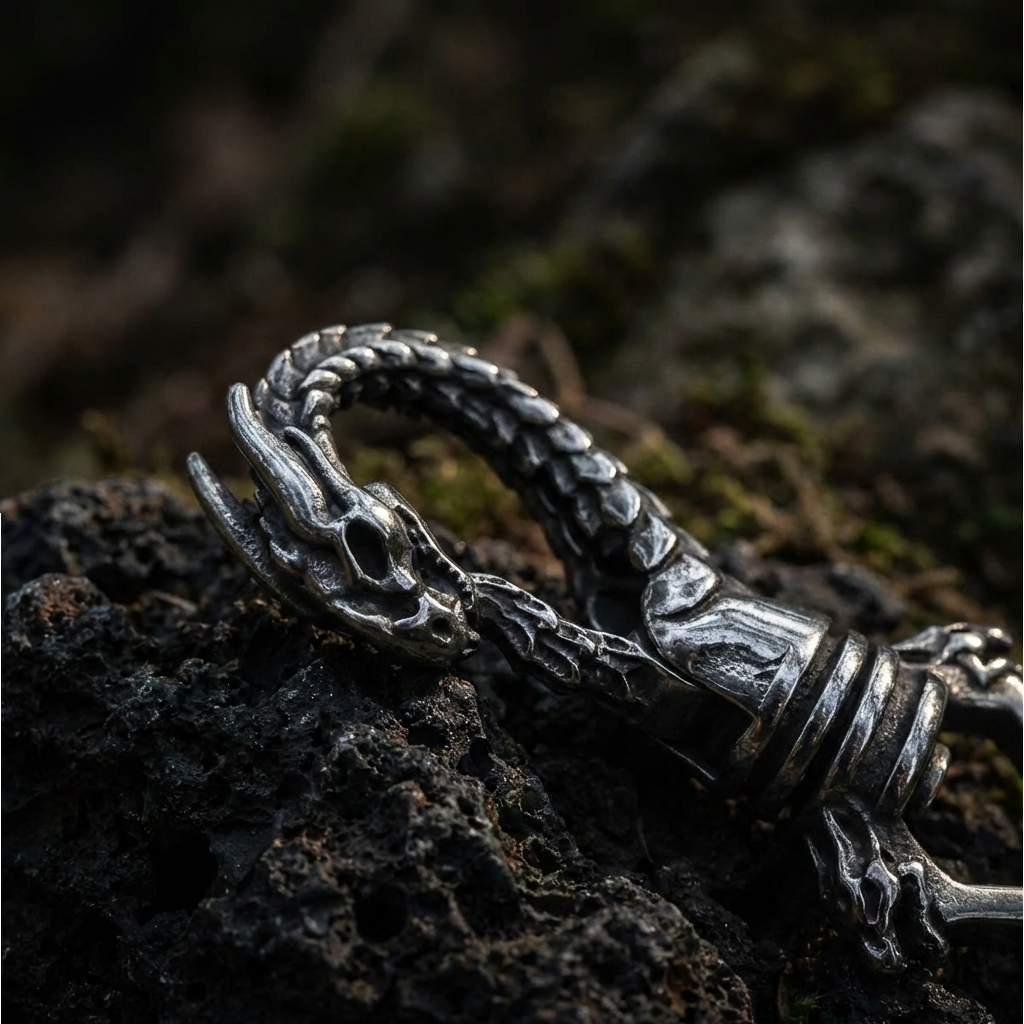 Schlüsselanhänger „Drachenbajonettverschluss“