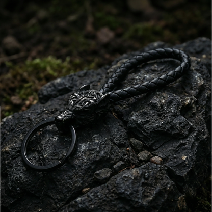 Keychain Freki Asgard Knot Deep Black