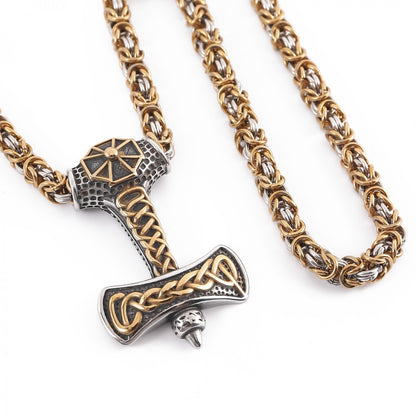 King Chain Necklace "Viking Age" (Dual Tone)