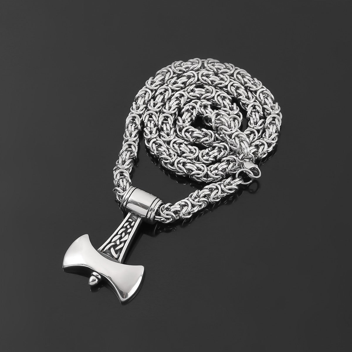 King Chain Necklace "Mjölner Sleek"