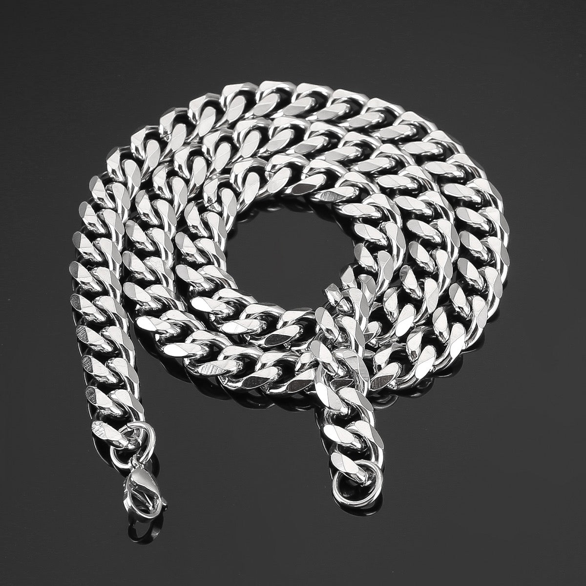Curbchain 10,5mm Necklace Stainless Steel