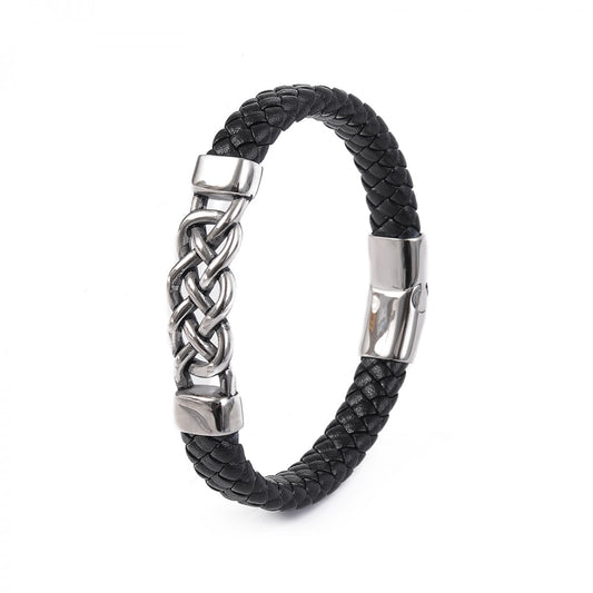 Bracelet "Massive Knot" Leather