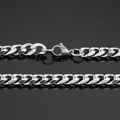 Curbchain 10,5mm Necklace Stainless Steel