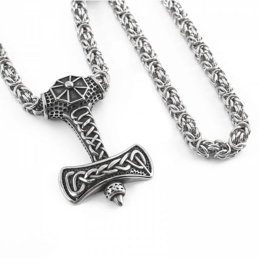 King Chain Necklace "Viking Age" (Silver)