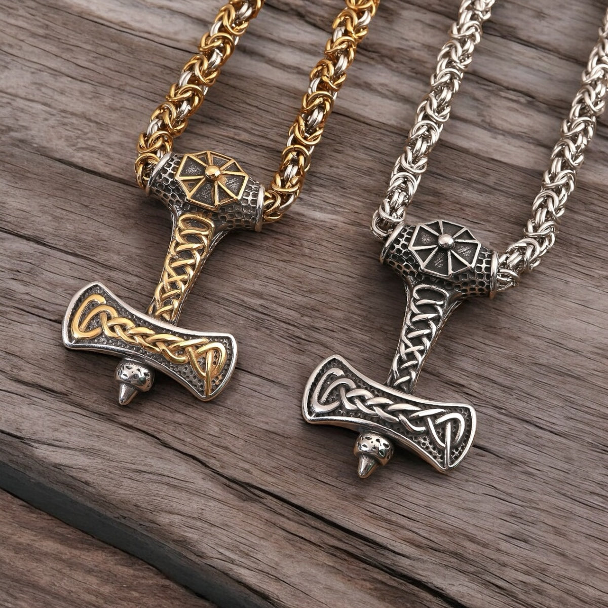 King Chain Necklace "Viking Age" (Dual Tone)