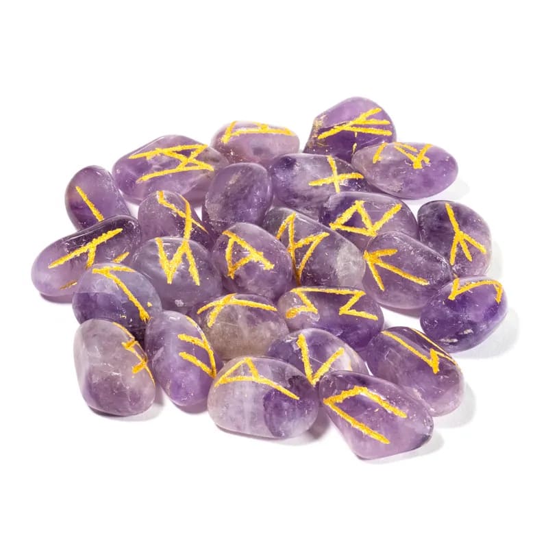 Amethyst Runestone Set