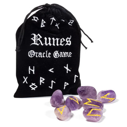 Amethyst Runestone Set