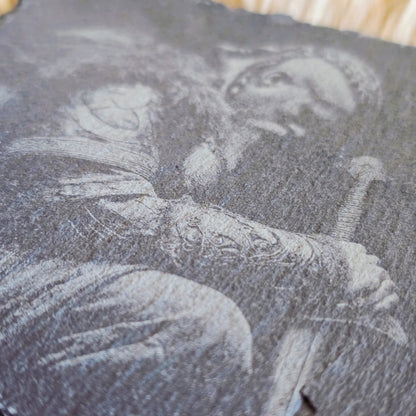 Slate Coasters 10x10cm – Viking 2