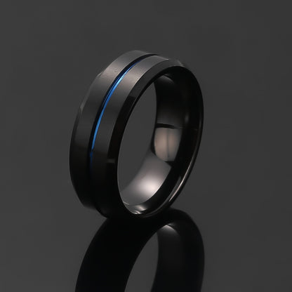 Tungsten Ring Pair “From Dusk Till Dawn”
