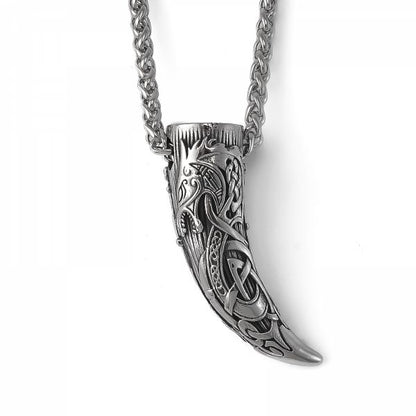 Necklace "Viking Dragon Horn"