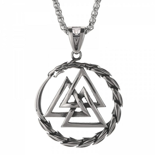 Necklace "Valknut Nidhöggr XXL"